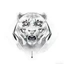 Panther tattoo design idea