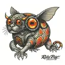 roly poly matrix tattoo design idea