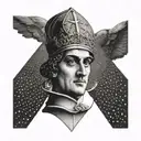 saint thomas aquinas tattoo design idea