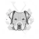 Labrador Retriver tattoo design idea