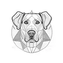 Labrador Retriver tattoo design idea