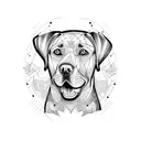 Labrador Retriver tattoo design idea