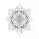 Diamond tattoo design idea