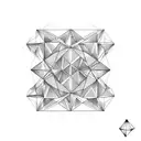 Diamond tattoo design idea