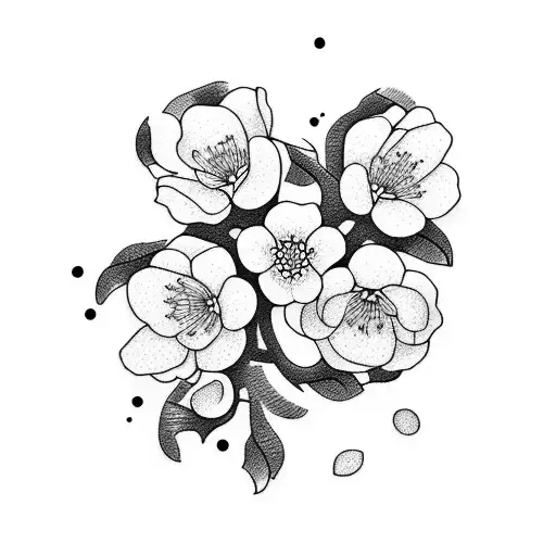 Cherry Blossom tattoo design idea