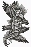thunderbird totem pole tattoo design idea