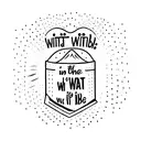 "With God Nothing is impossible" tattoo design idea