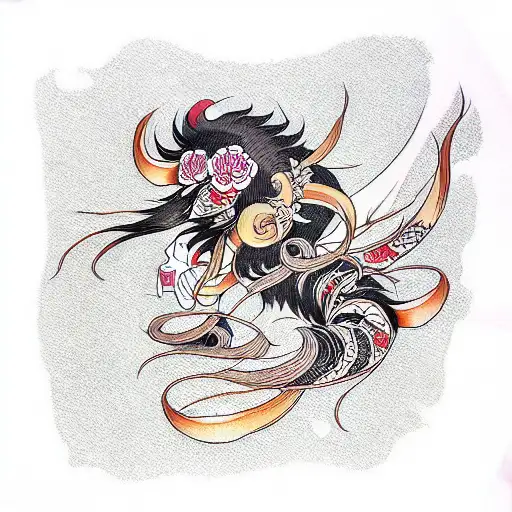 anime tattoo design idea