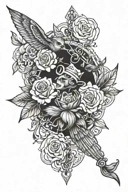 memory of my dad, phonics  tattoo design idea