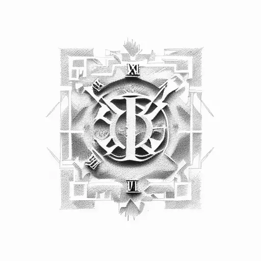 Roman numerals august 12, 1988 - december 17, 2019 tattoo design idea