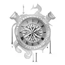 Roman numerals august 12, 1988 - december 17, 2019 tattoo design idea