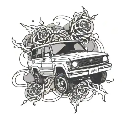 toyota tattoo design idea