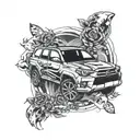 toyota tattoo design idea