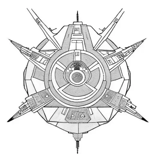  star wars rebel alliance insignia  tattoo design idea