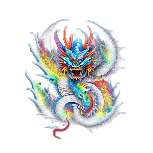 Kaido Dragon tattoo design idea