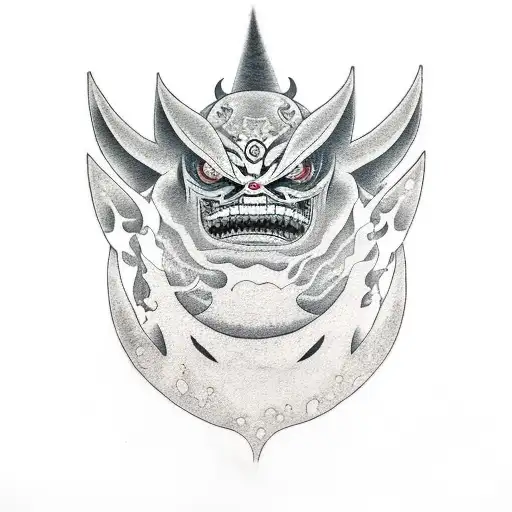 Gengar evolution line tattoo design idea