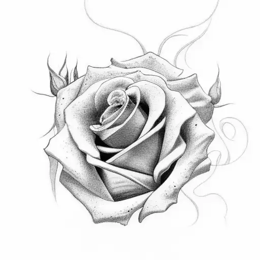 San Antonio and roses tattoo design idea
