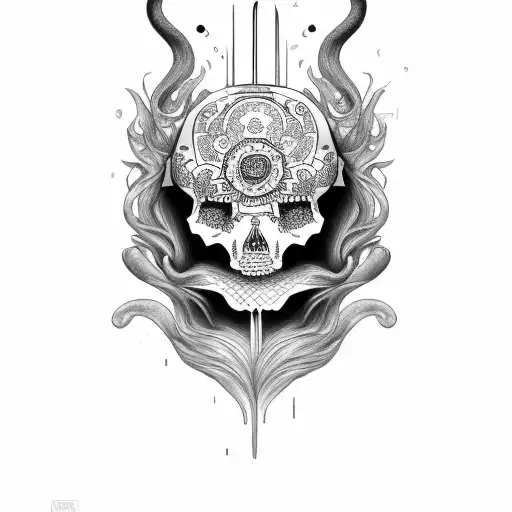 Mexican  tattoo design idea