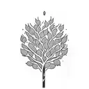 fig tree  tattoo design idea