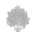 fig tree  tattoo design idea