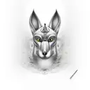 anubis tattoo design idea