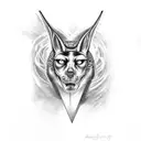 anubis tattoo design idea