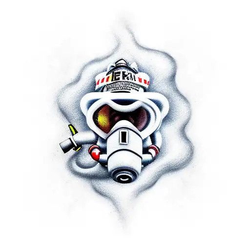 firefighter tattoo design idea