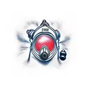 firefighter tattoo design idea