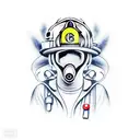 firefighter tattoo design idea