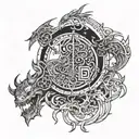 The Elder Scrolls games tattoo design idea