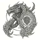 The Elder Scrolls games tattoo design idea