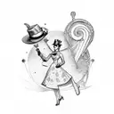 Mary Poppins tattoo design idea
