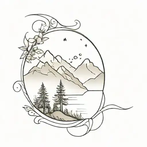 Wanderer tattoo design idea