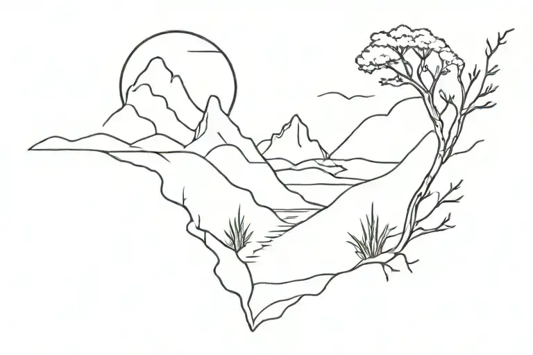 Wanderer tattoo design idea