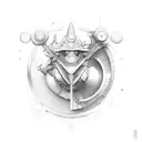 Gemini tattoo design idea