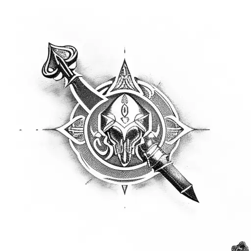 destiny 2 ace of spades tattoo design idea