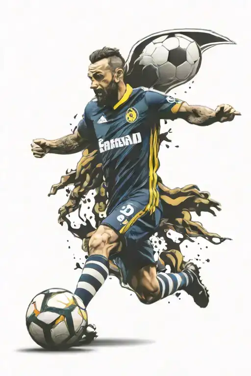 Çapa and Fenerbahçe football team tattoo design idea