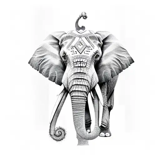 Elephant tattoo design by ursaribic on DeviantArt