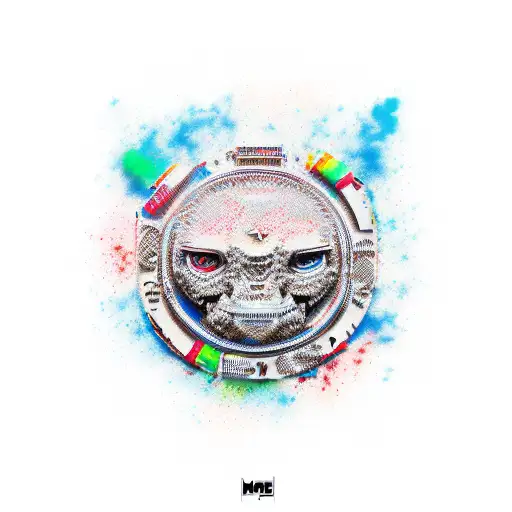 rockstar life tattoo design idea