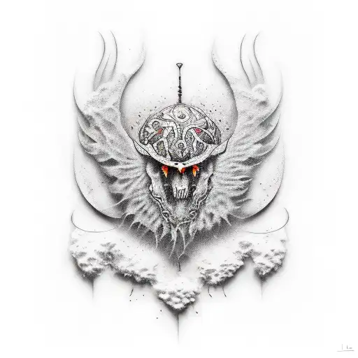 rockstar l tattoo design idea