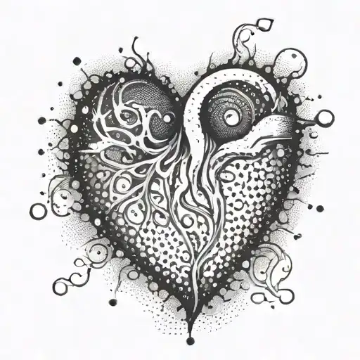 heart symbolizing love tattoo design idea