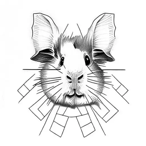 Guinea pig tattoo design idea