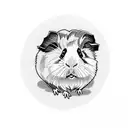 Guinea pig tattoo design idea