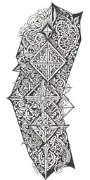 The words "Lord have mercy on me a sinner"  tattoo design idea