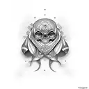 tatuaj cu zodia gemeni tattoo design idea