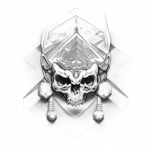 pesadilla antes de navidad tattoo design idea