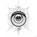 Evil Eye, butterfly tattoo design idea