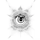 Evil Eye tattoo design idea