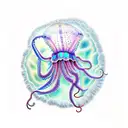 jelly fish tattoo design idea