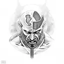 kratos y Atreus tattoo design idea